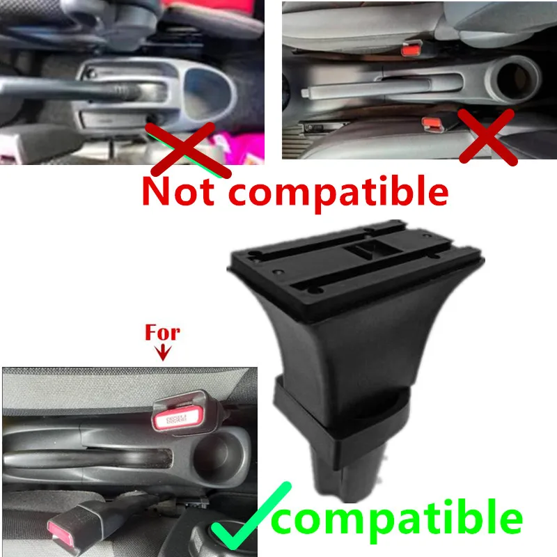 도요타 aygo 중앙 컨텐츠 자동차 보관함, USB Interfa 포함 제품 포함 팔걸이 상자
