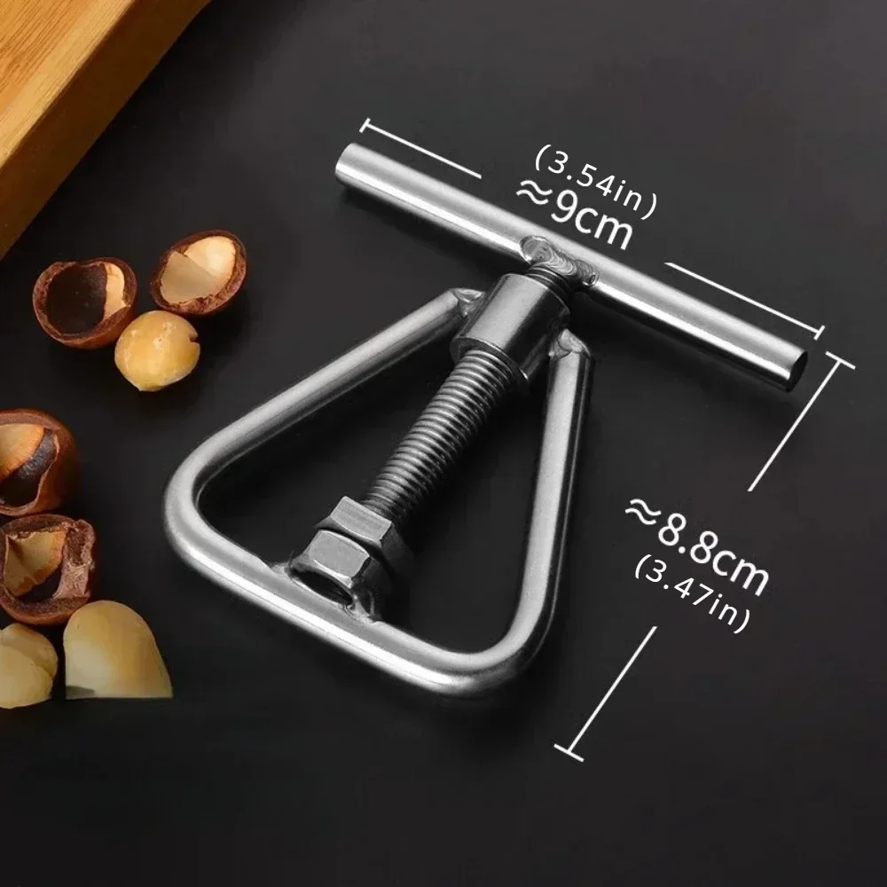 1PC Multifunctional Manual Nut Opener Cracker Machine Steel Kitchen Tool for Walnut Macadamia Nuts Sheller Tool