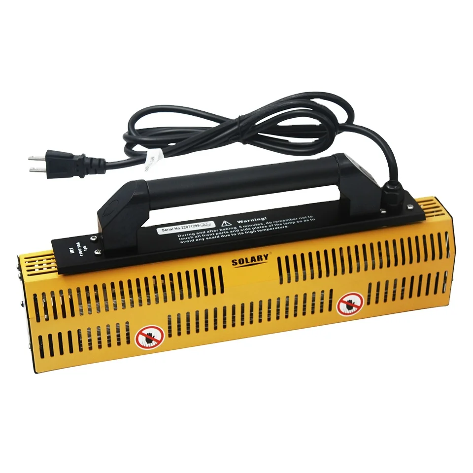 DCHOA 태양광 단파 적외선 페인팅 램프 220V 110V 휴대용 경화 램프 자동차 관리 범퍼 수리용 1000W