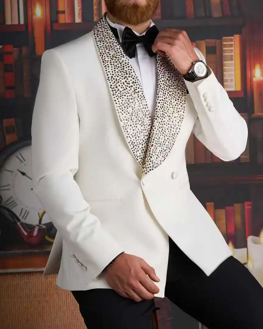 Crystals Men Suit Set