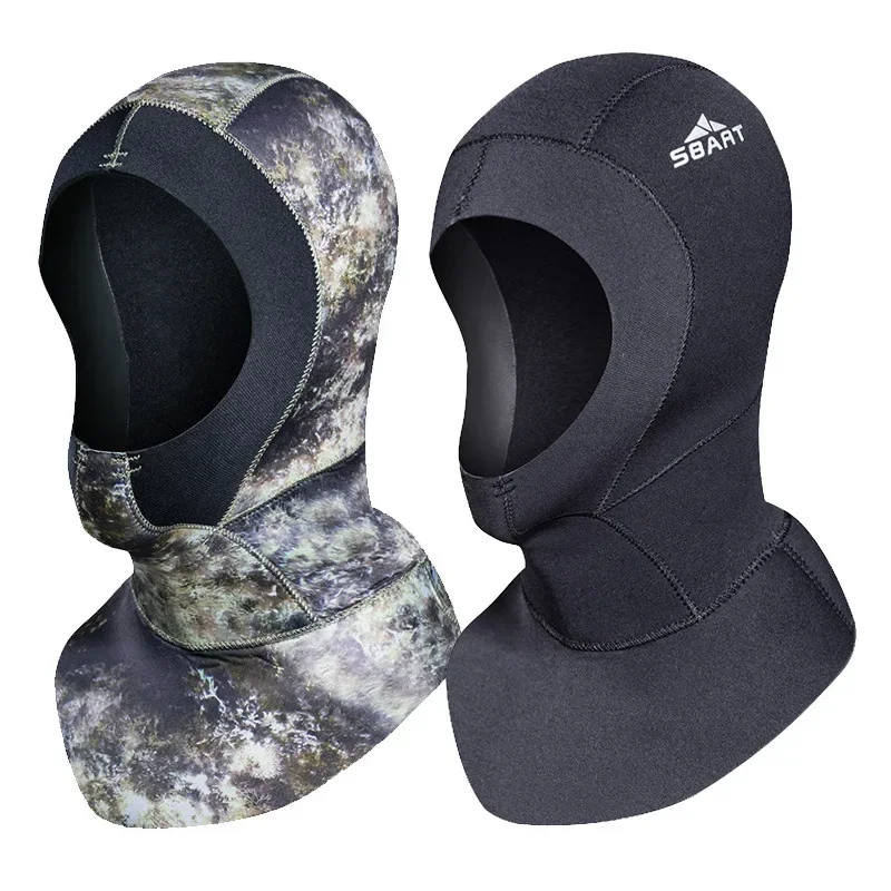 

3/5MM diving head cover men's thickened swimming cap warm and cold-proof mask diving swimming cap surfing wetsuit scuba