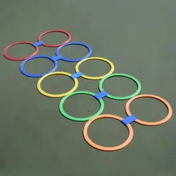 ABS 10Pcs/Set 28/38cm Soccer Speed Agility Rings Sensitive Football Training Equipment Pace Laped Football Training Accessories