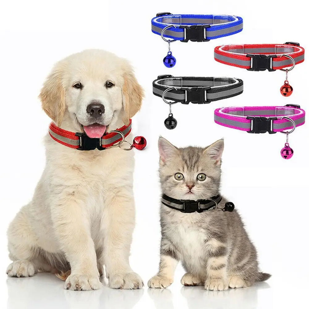 Reflective Flashing Easy Wear Dog Accessories for Puppy Kitten Light Up Night Cat Collar Necklace Pet Collar Pet Supplies
