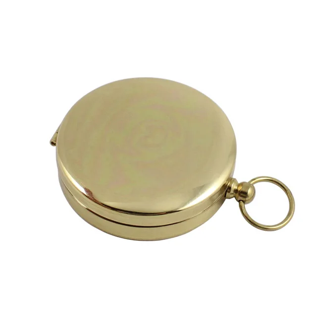 High-Quality Brass Pocket Compass 6
