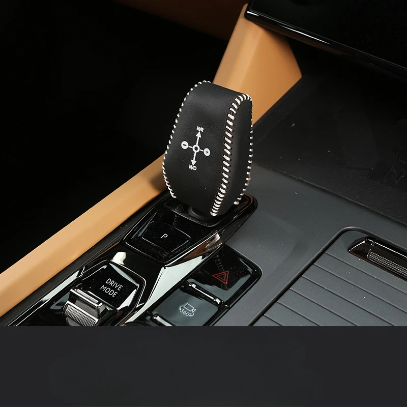 Lynk&Co 09 Gear Shift Cover HandSewn Handles Interior Modification Accessories