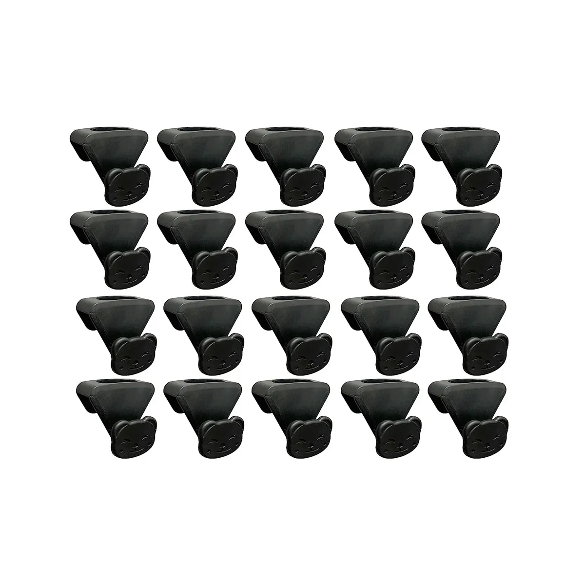 

20Pcs Hangers Hooks,Clothes Hangers Connector Hooks, for Hangers, Bear