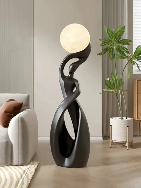 Art Floor Lamp Decorative Ornament Lamp Next To The Living Room Sofa Bedroom High-End Atmosphere Lamp Light Luxury Desk Lamp LED