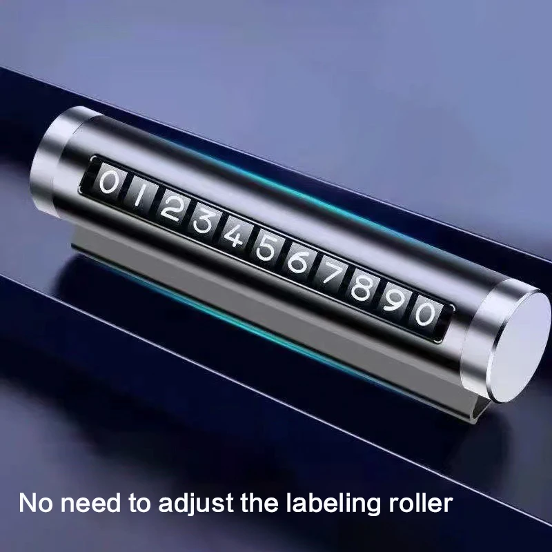 

Металлическая Автомобильная карточка для временной парковки, универсальная поворотная табличка с номером телефона, Алюминиевые наклейки, остановка парка в автомобиле, автостайлинг, автомобильные аксессуары