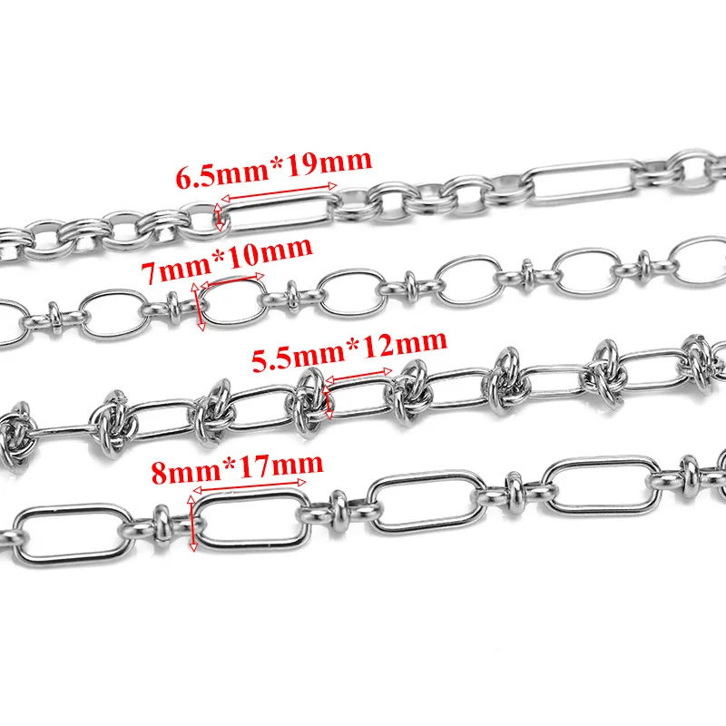 Stainless Steel Necklace Bracelet Chains Supplies - 1 Stainless