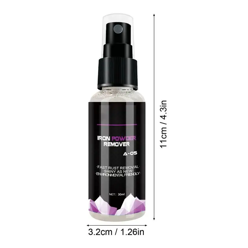 Car Detailing Rust Remove Spray Alloy Wheel Cleaner Spray Household Rust Remover for Auto Paint Tyre Rims Care Tire Washing Tool
