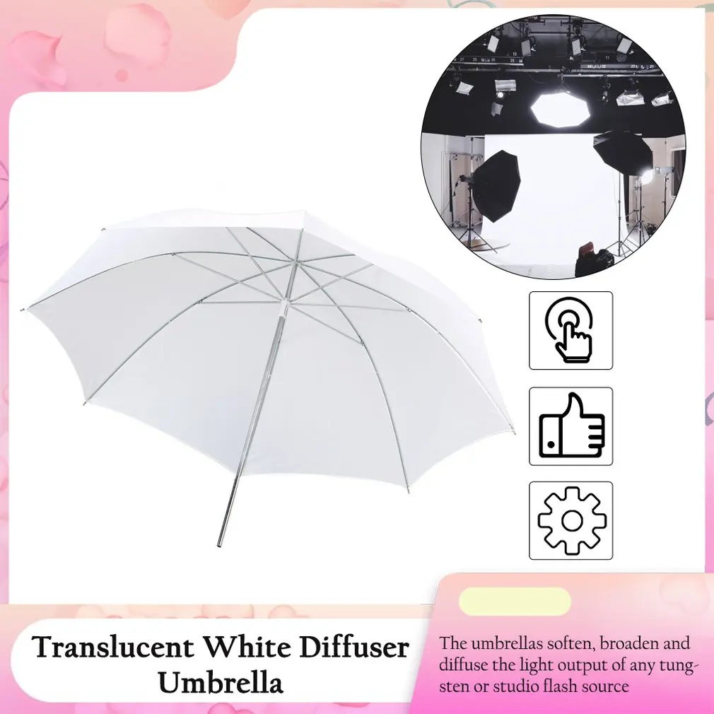 33 Inch Umbrella Flash Photography Light Reflector Umbrella 83cm White Soft Studio Photography Lighting camera umbrella