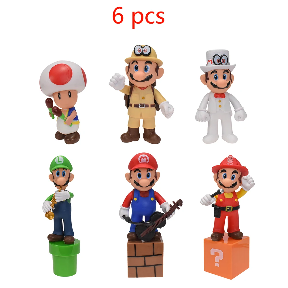 [新品] マリオ フィギュア 48体セット 3 スーパーマリオのブロス。3-48 PVCアニメフィギュアセット,収集可能な