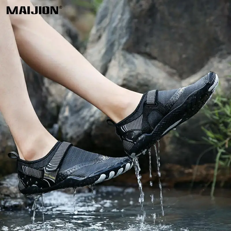 Water Shoes Aqua Shoes Men Women Quick-Dry Wading Shoes Breathable Aqua Antiskid Outdoor Sports Wearproof Beach Sneakers
