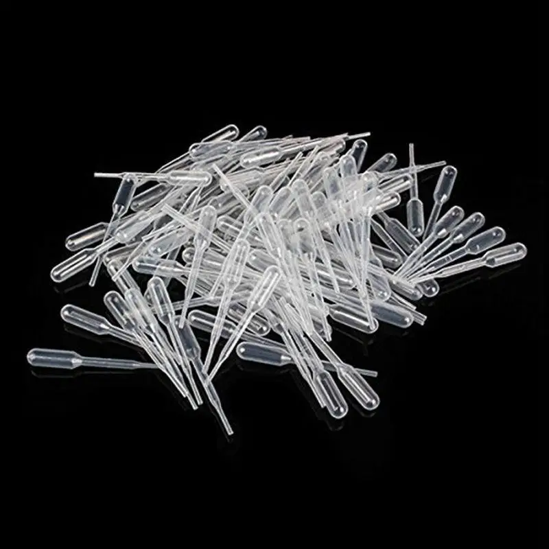 0.2/0.5/1/2/3/5/10ML Laboratory Tools Pipettes Plastic Disposable Graduated Pasteur Pipette Dropper Polyethylene Makeup Tools
