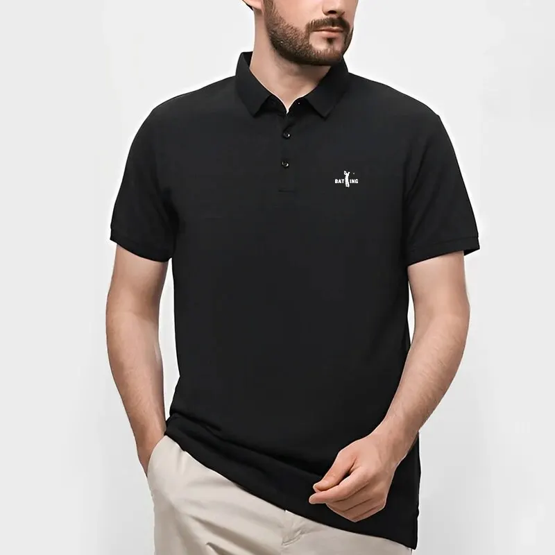 Polo Shirt Men's Summer Short-Sleeved Casual Business Tops