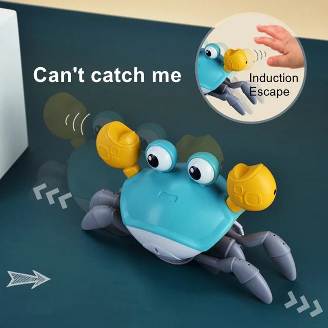 Baby Crawling Toys Induction Escape Crab Octopus Toy Music Light Up Electric Pet Rechargeable Educational Toys Climb Toy Gift 1