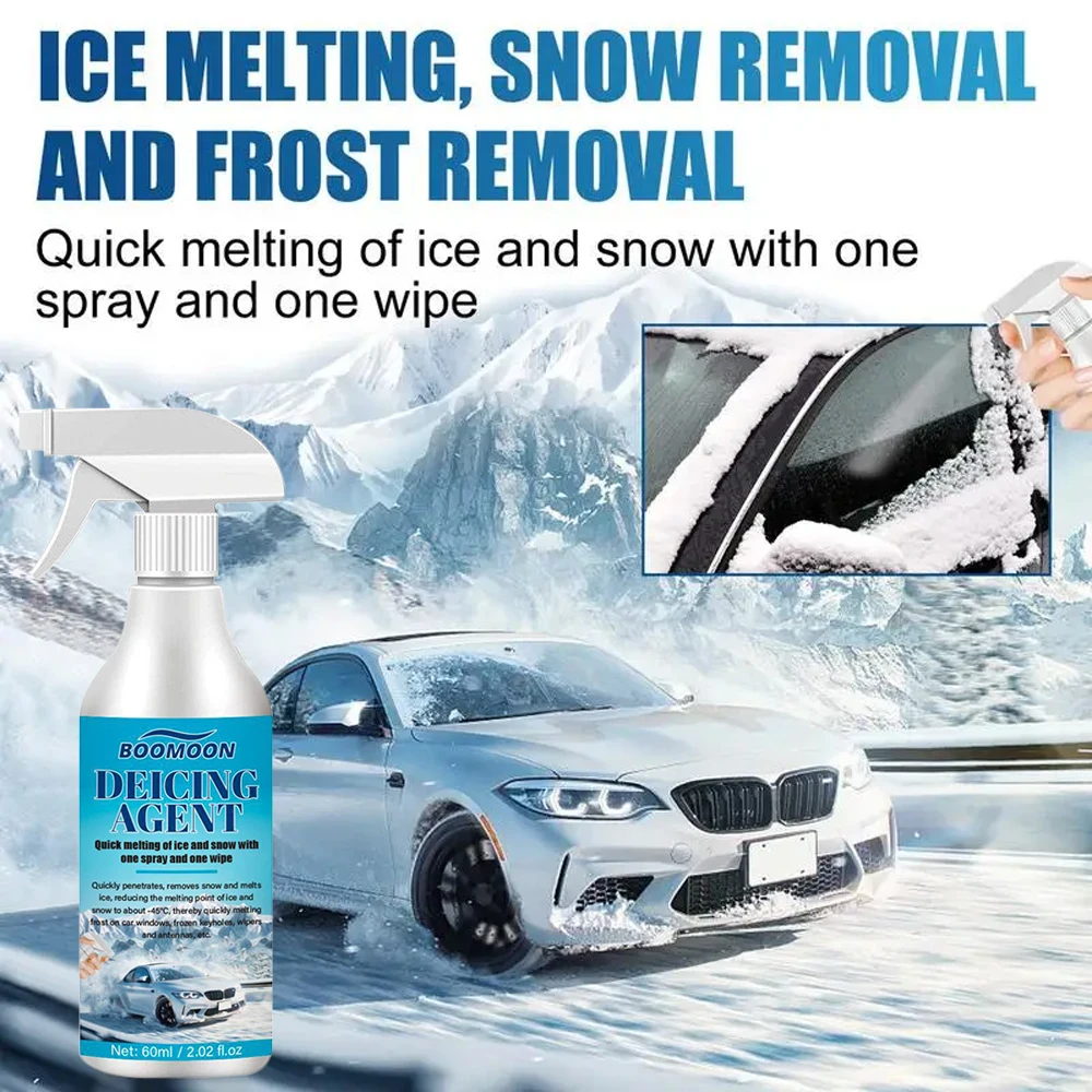 

Snow Melting Spray Car Windshield DeIcer Car Window Glass Snow Deicing Agent Rapid Thawing Ice Melt Spray Agent Auto Accessories