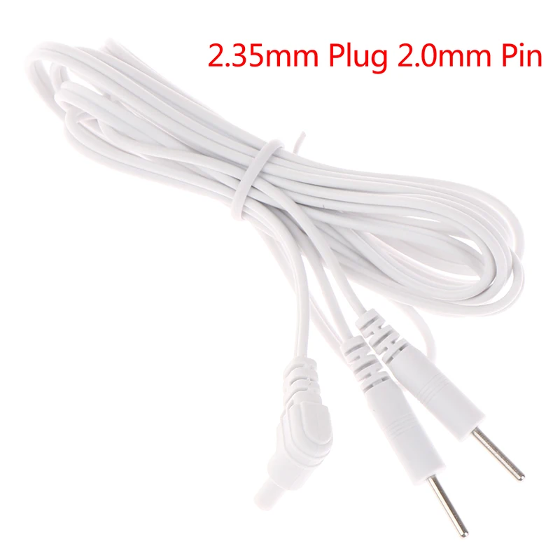 Electrotherapy Electrode Lead Electric Shock Wires Cable For Tens Massager Connection Cable Massage & Relaxation 2/4Buttons electrode wires