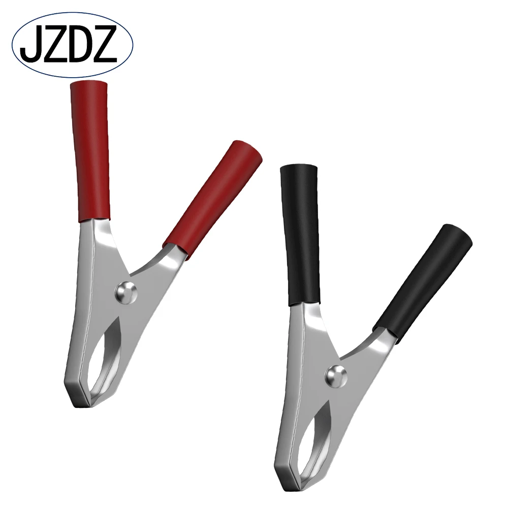 JZDZ 20PCS Insulated Alligator Clips Black Red Crocodile Clamps for Loaded Truck Car Battery Charging Electrical Testing J60013