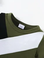 Summer  Newborn  Baby  Short   Sleeve   Spliced   Little  Brother  Rompers   Kids  Onepiece   Baby   Clothing 4