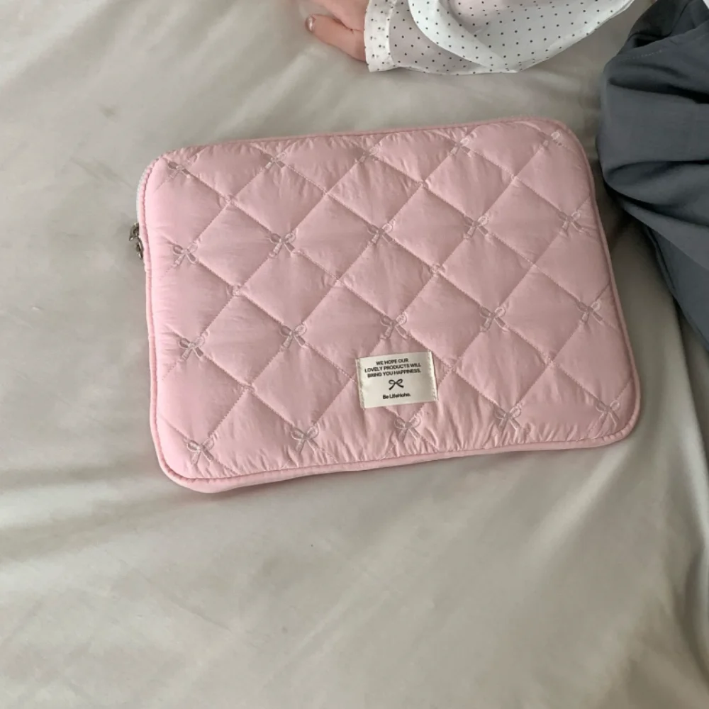 Lightweight Bow Knot Laptop & Tablet Sleeve - Cute Design, Soft Material, Shockproof Protective Case