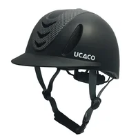 50-61cm UltraLight Adults Children's Equestrian Helmet Adjustable Riding Helmet Knight Hat Removable Brim Horse Equipment 1