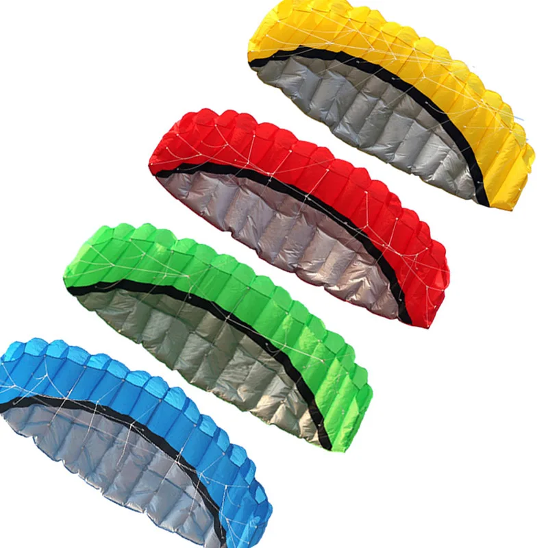 2.5 m Power Dual Line Stunt Parafoil Kite With Flying Tools Easy to Fly Outdoor Sports