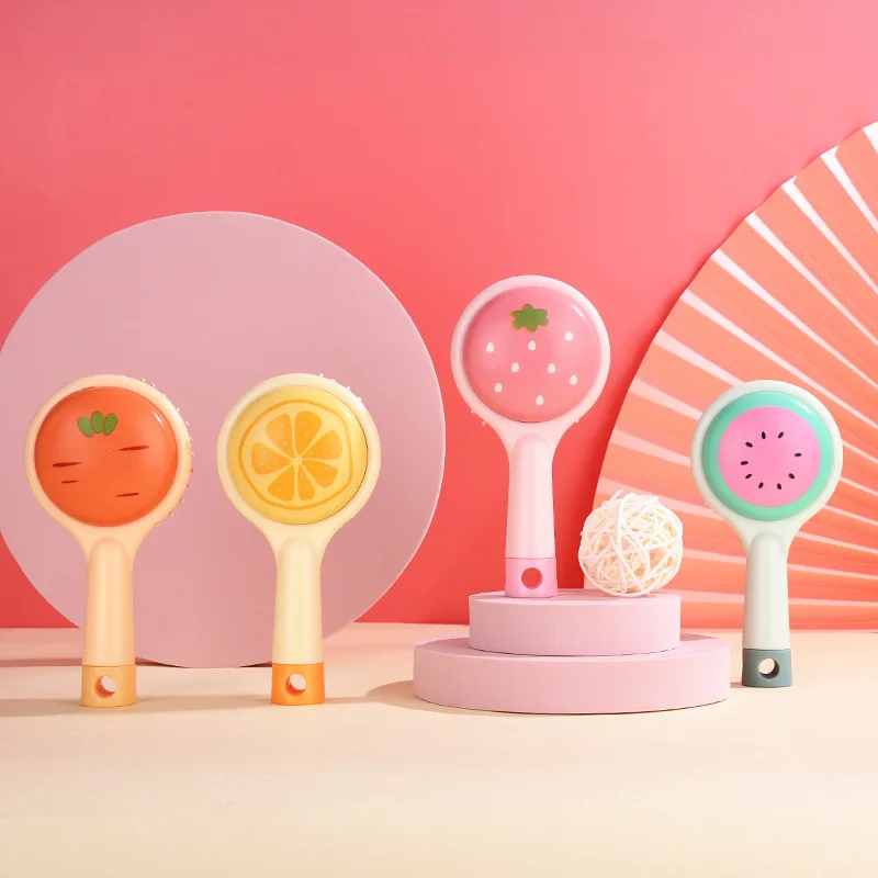 Mini Cute Air Cushion Cartoon Decompression Portable Comb Small Anti-exquisite Airbag Electrostatic Child's Small Brushes Combs