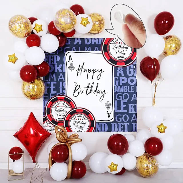 Autocollants muraux à points de colle pour fixation de ballons, 1 à 10 feuilles, décoration de fête d'anniversaire, mariage, noël, Film en aluminium, accessoires Globos 3