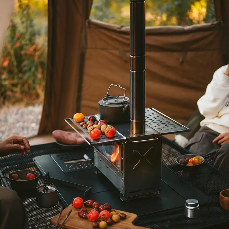 Naturehike Outdoor Firewood Stove Portable Stainless Steel Camping