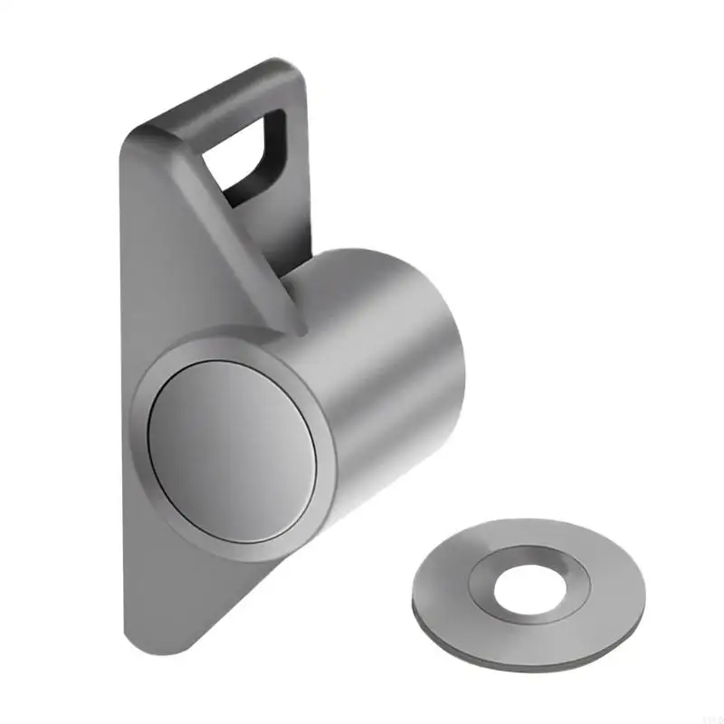 652F Multipurpose Strong Door Stoppers for Cabinets Easy Installation Without Drilling Rustproof Zinc Alloy