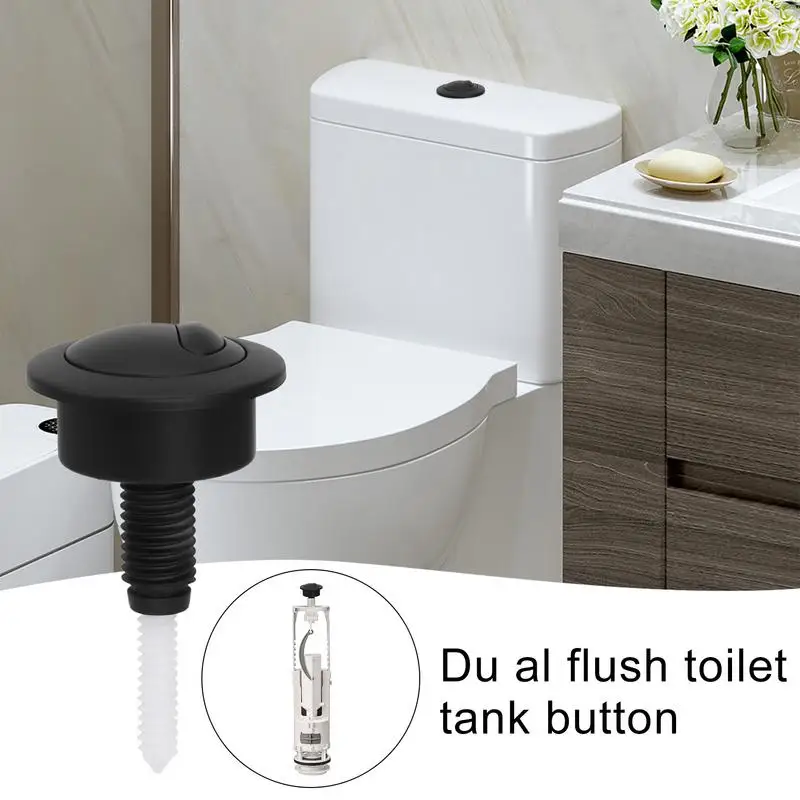 Toilet Button Cover Double Flush Toilet Cistern Button Flush Pusher Accessories Tank for Most Toilets