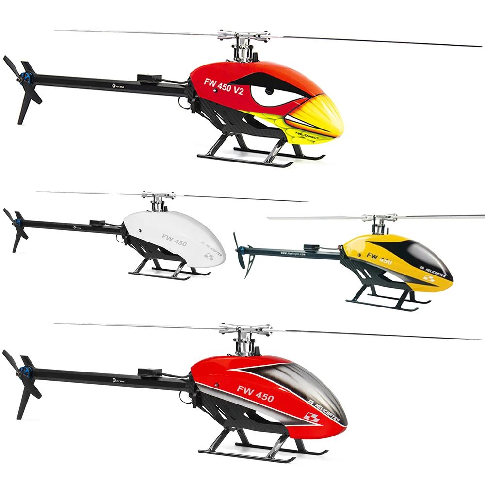 Fly Wing 성인용 원격 제어 RC 헬리콥터, FW450 V2.5, RTF GPS 앱, 자동 반환 RC 드론 헬리콥터, RC 장난감, RC 부품