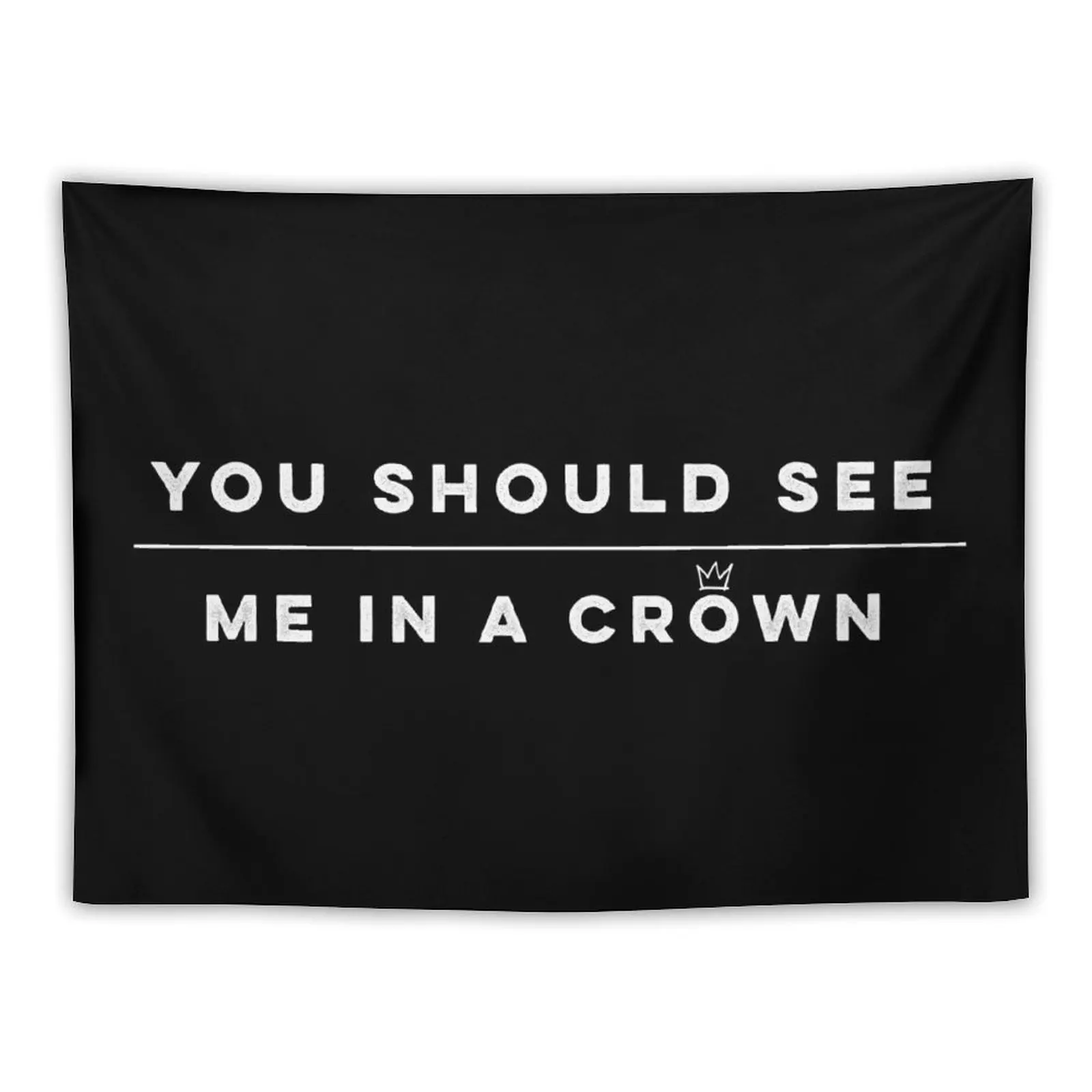 

In a Crown Tapestry Decoration Room Cute Room Decor Tapestry