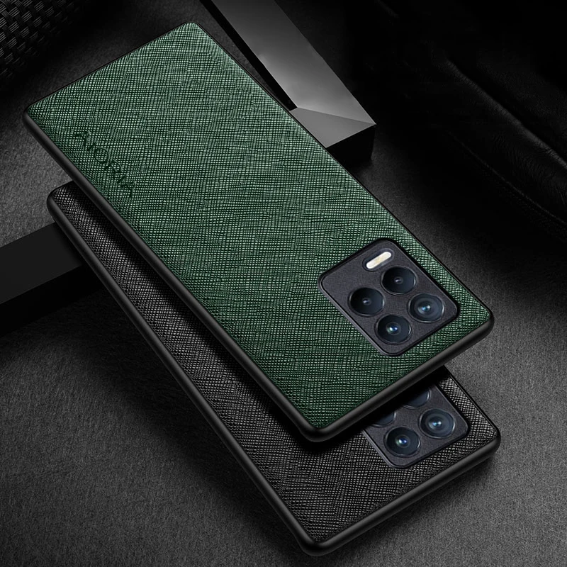 Luxury Cross Pattern Leather Phone Case - Stylish Protective Cover