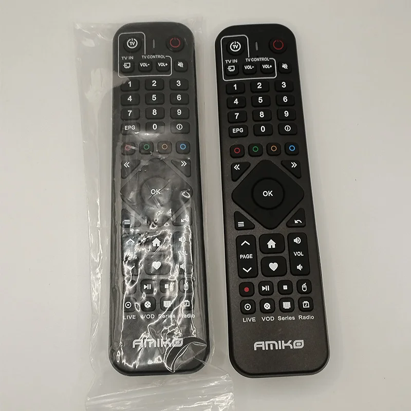 Télécommande De Rechange Pour Récepteur Amiko A6 A9 A4 A5 A6N A9 RED BLU LX800 – Infrarouge, Prête à L’emploi