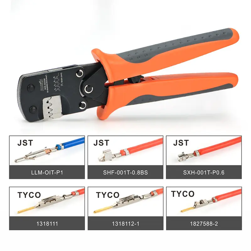 IWISS IWS-3220M Crimper Plier 0.03-0.52mm² 32-20AWG Micro Connector Ratecheting Crimping Tool Set 1470pcs PH2.0mm Terminals Kit image 3
