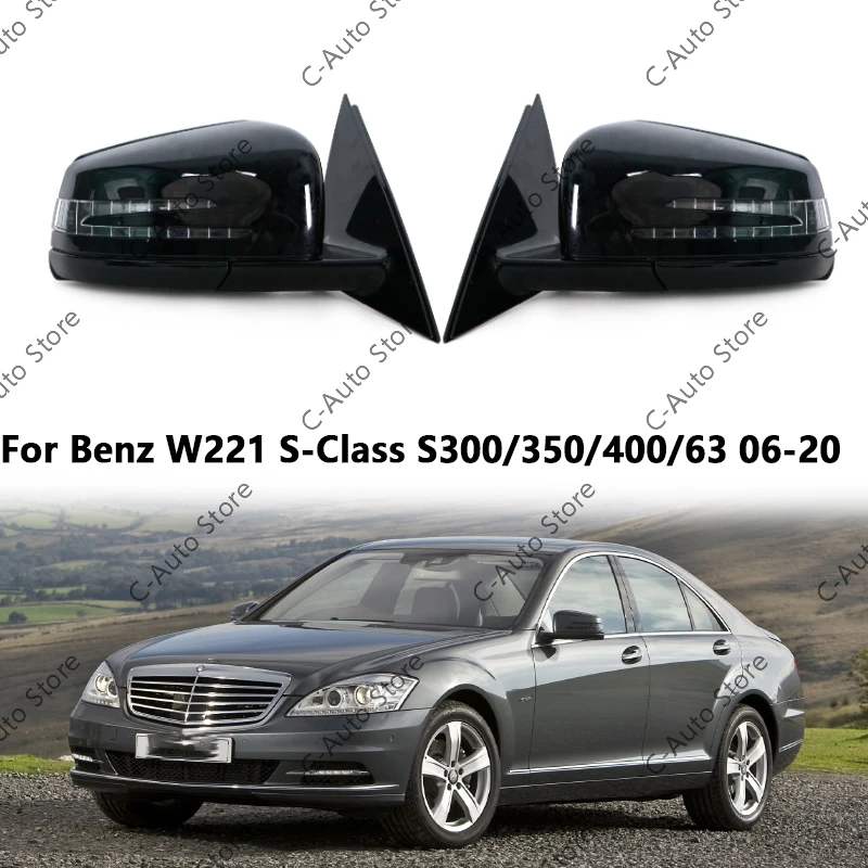 2x Headlight Washer Nozzles For Mercedes W216 W221 CL/S-Class 2007-2013 – Direct Fit
