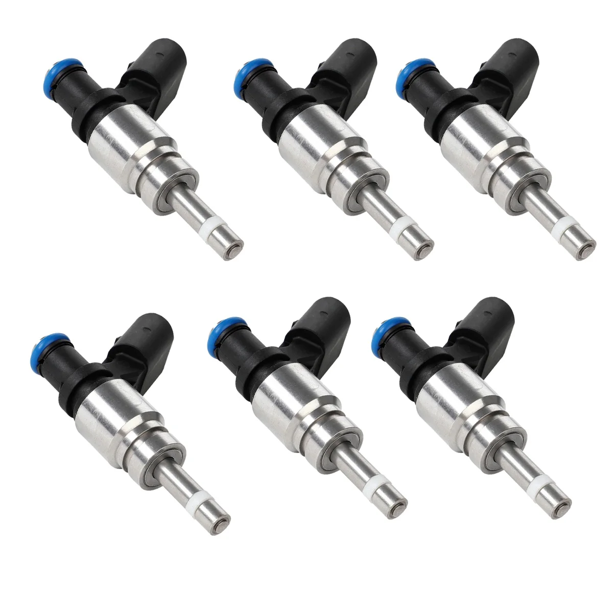 

6PCS Fuel Injector Nozzle 06E906036E 06E906036F for Audi A4 A5 A6 Q5 S6 Avant A8 S8 3.2L 5.2L 06E906036C 06E906036AF