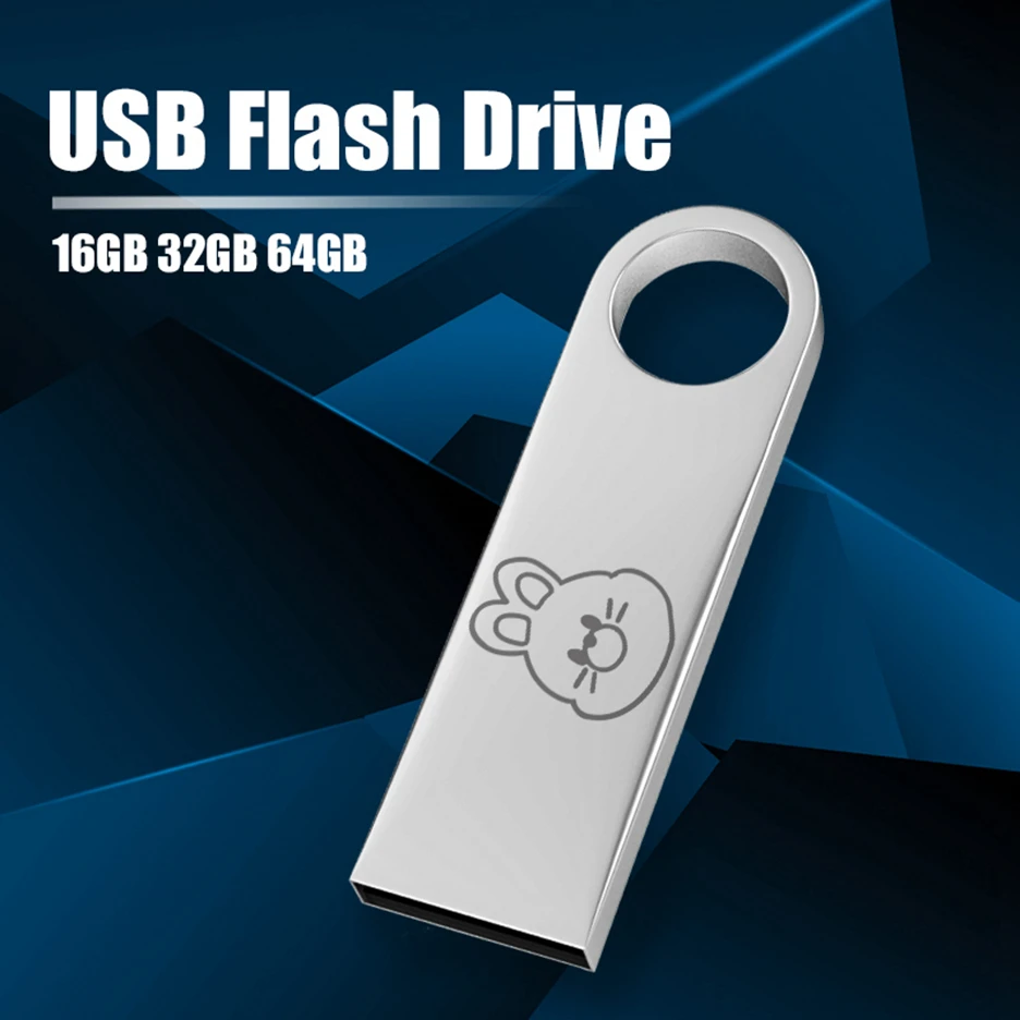 

USB флеш-накопитель с кроликом, 64 ГБ, 32 ГБ, 16 ГБ, 8 Гб