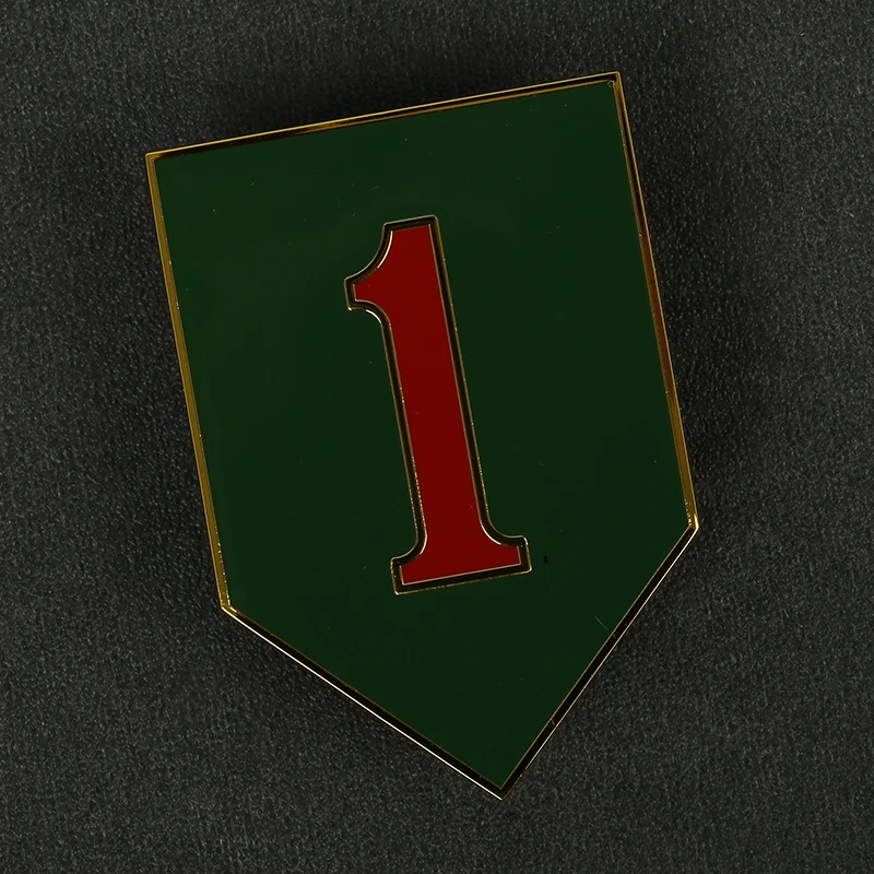 US ARMY 1ST INFANTRY DIVISION COMBAT SERVICE IDENTIFICATION BADGE (CSIB) ASU BADGE INSIGNIA LARGE SIZE