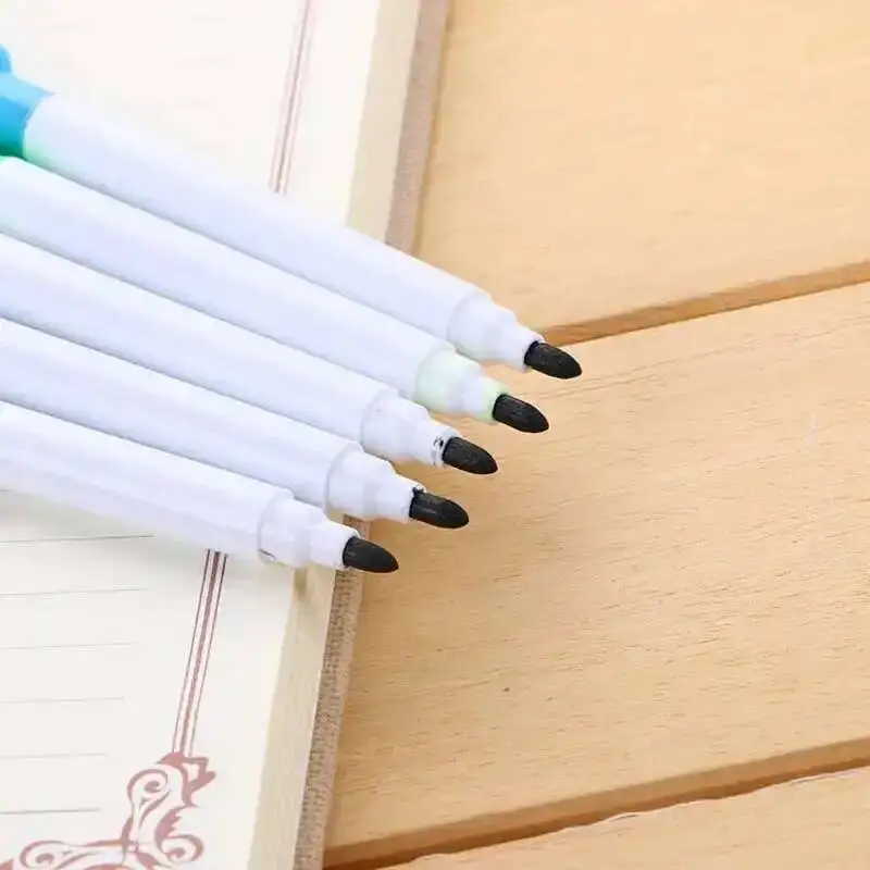 Whiteboard Pen Creative Brush Water-based Small Erasable Pen School Office Supplies 8 Pcs white marker pens pen marker marker pens whiteboard pens dry erase markers