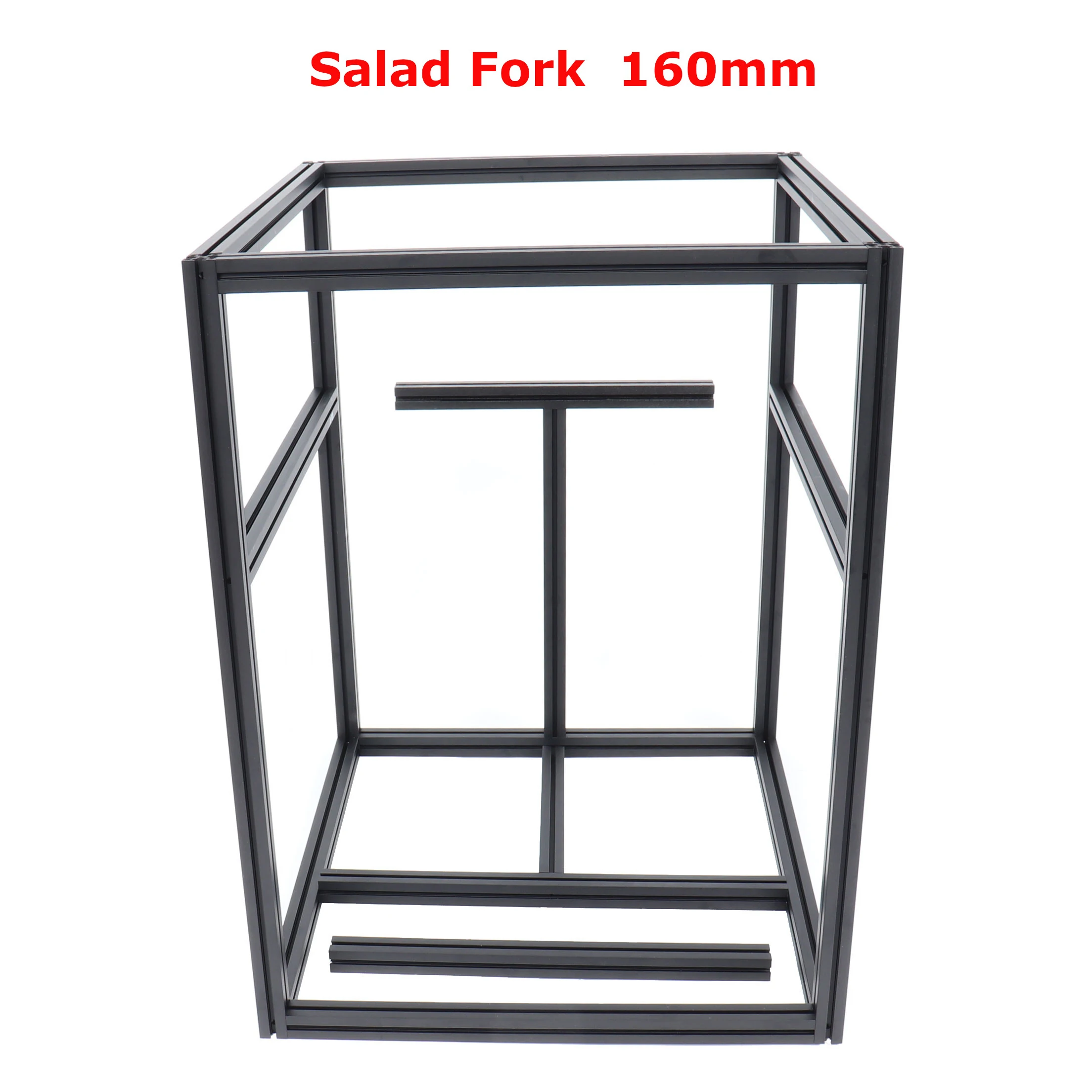 Blurolls19pcsVoronSaladFork1515ExtrusionFrameKit160mmBlack