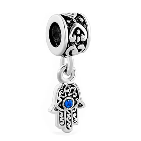 1pc Blue Evil Eye Hamsa Hand Of Fatima 