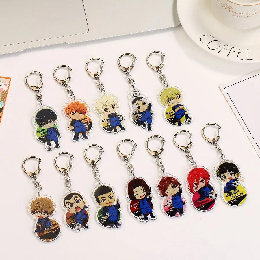 11cm Blue Lock Anime Figure Cosplay Abs Student Id Bus Bank Card Holder  Keychain Card Case Cover Box Pendant Keyring Decor Gifts - Key Chains -  AliExpress