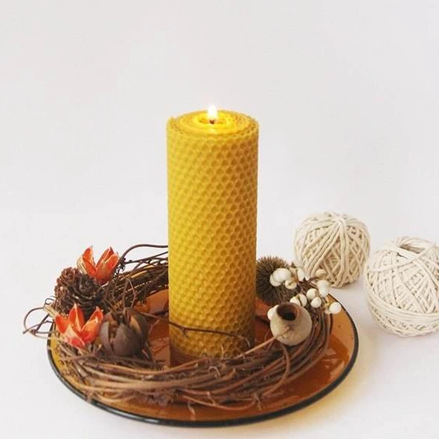 Grade Natural Beeswax Sheets for Candle Making Kit All-Inclusive Candle DIY  Crafts for Beginners Adults Women Gifts - AliExpress