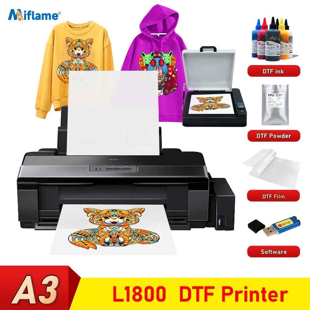 L1800 DTF Printer A3 L1800 T-shirt Printing Machine A3 Direct to