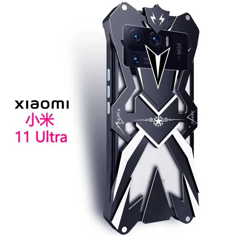 

New Metal Steel Machinery Thor Heavy Duty Armor Aluminum Phone For Xiaomi Mi 11 Mi11 Ultra CASE Cover