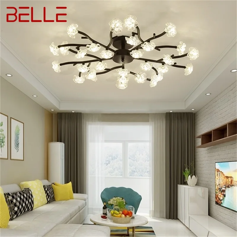 

BELLE Nordic Ceiling Lights Fixtures Contemporary Creative Branch Lamp LED Home For Living Room