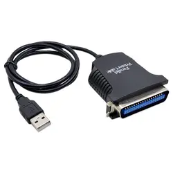 Nku USB 2.0 Type A To Centronics Parallel 36Pin Port Adapter IEEE 1284 CB-CN36 Printer Cable for Computer Laptop PC Lead Print
